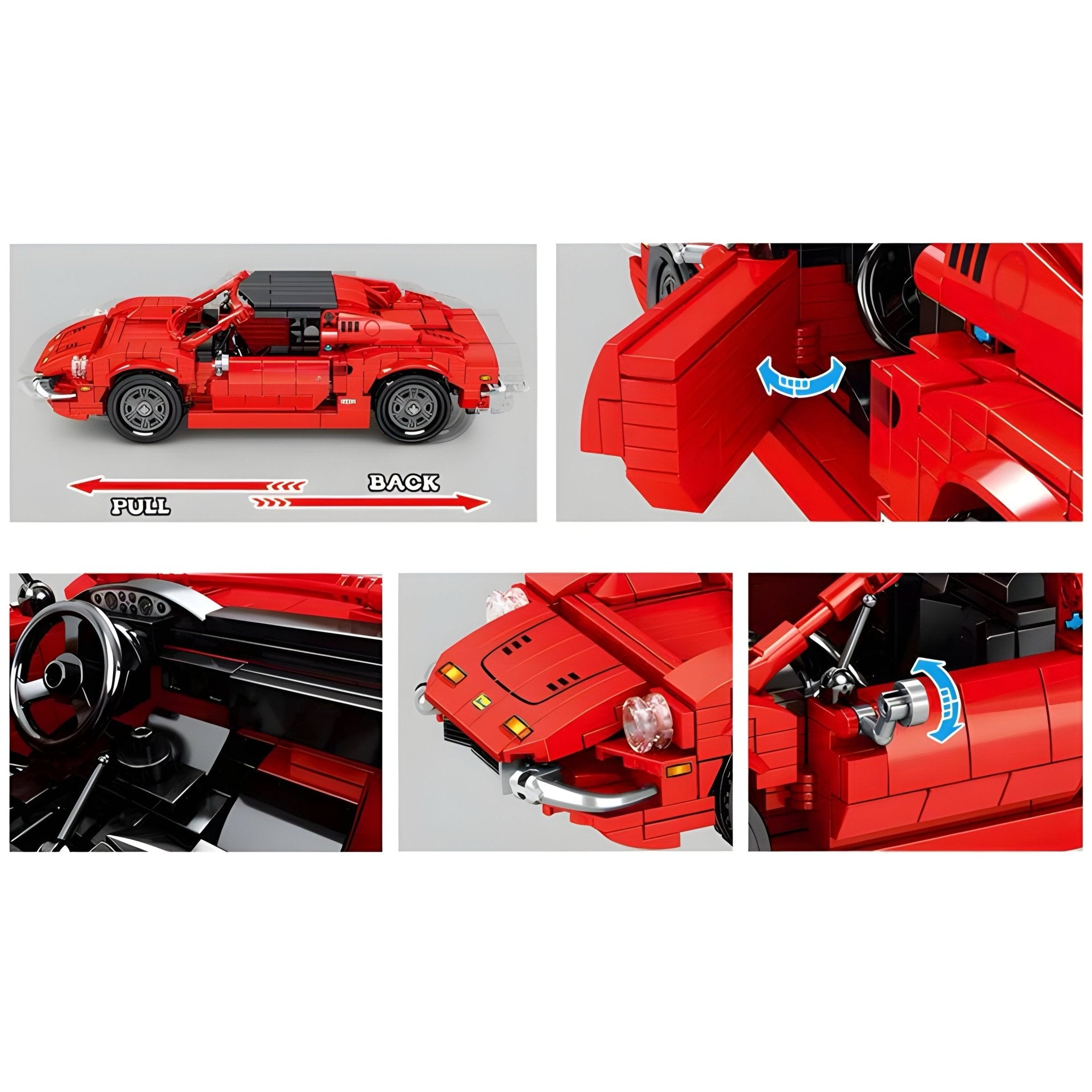 1973 GTS Italian Legend | 634pcs - BRICKS LAB