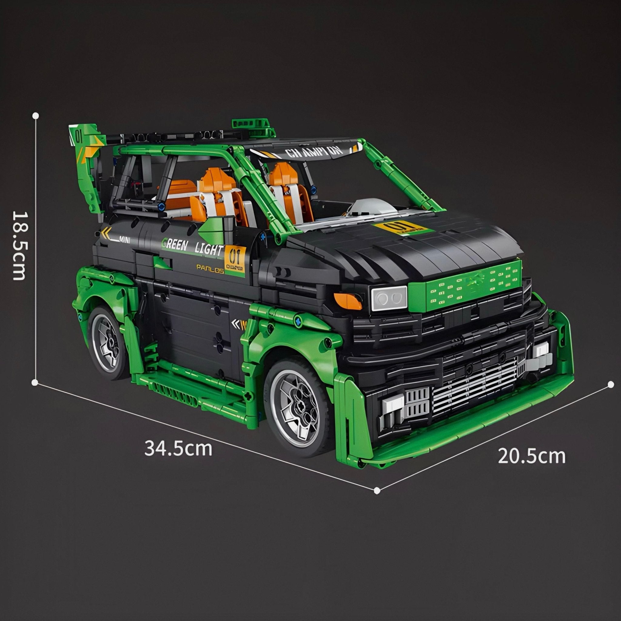 400BHP Baby Rocket | 2862pcs - BRICKS LAB
