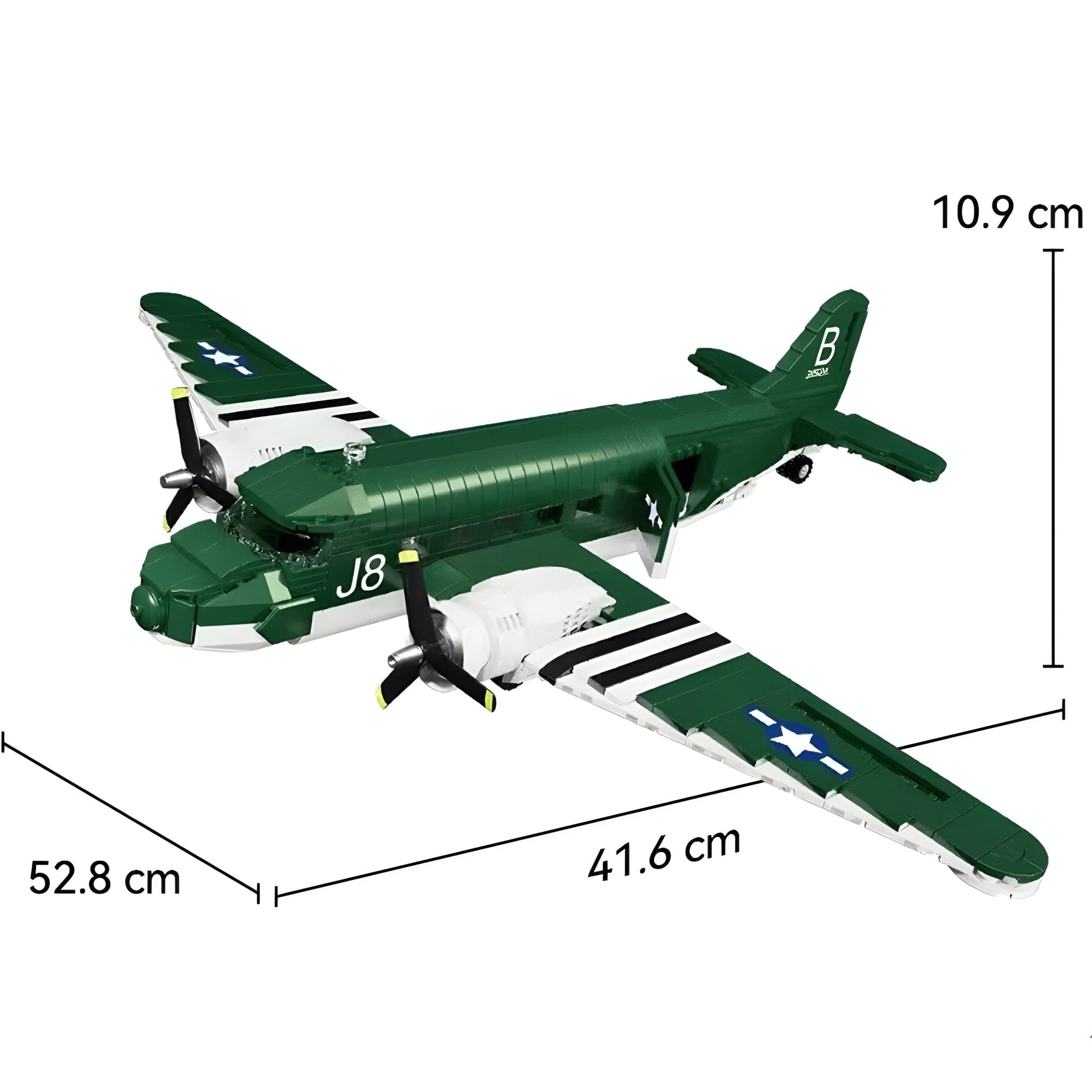C47 TRANSPORT AIRCRAFT | 866PCS - BRICKS LAB