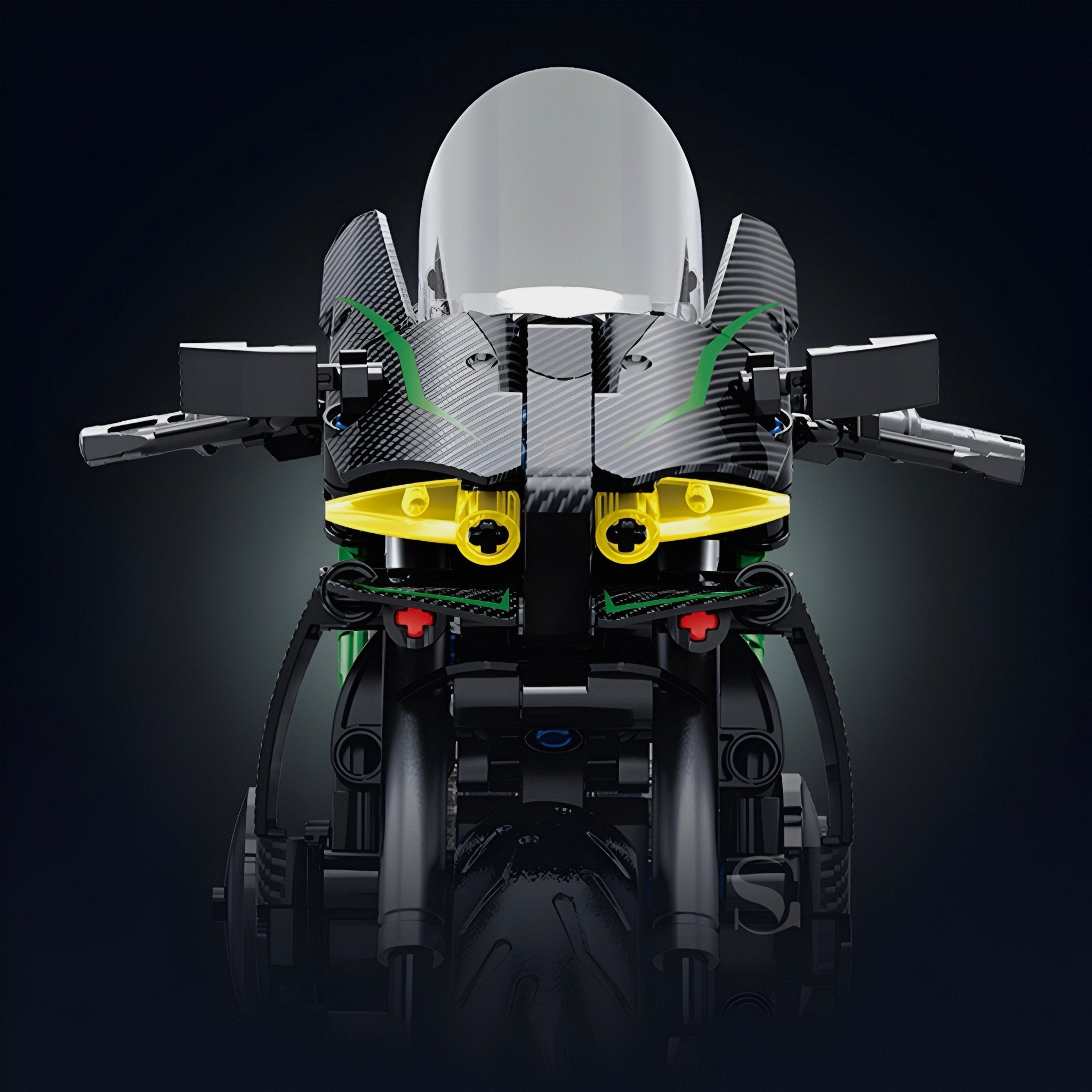 CARBON FIBER JAPANESE MOTORBIKE | 512PCS - BRICKS LAB