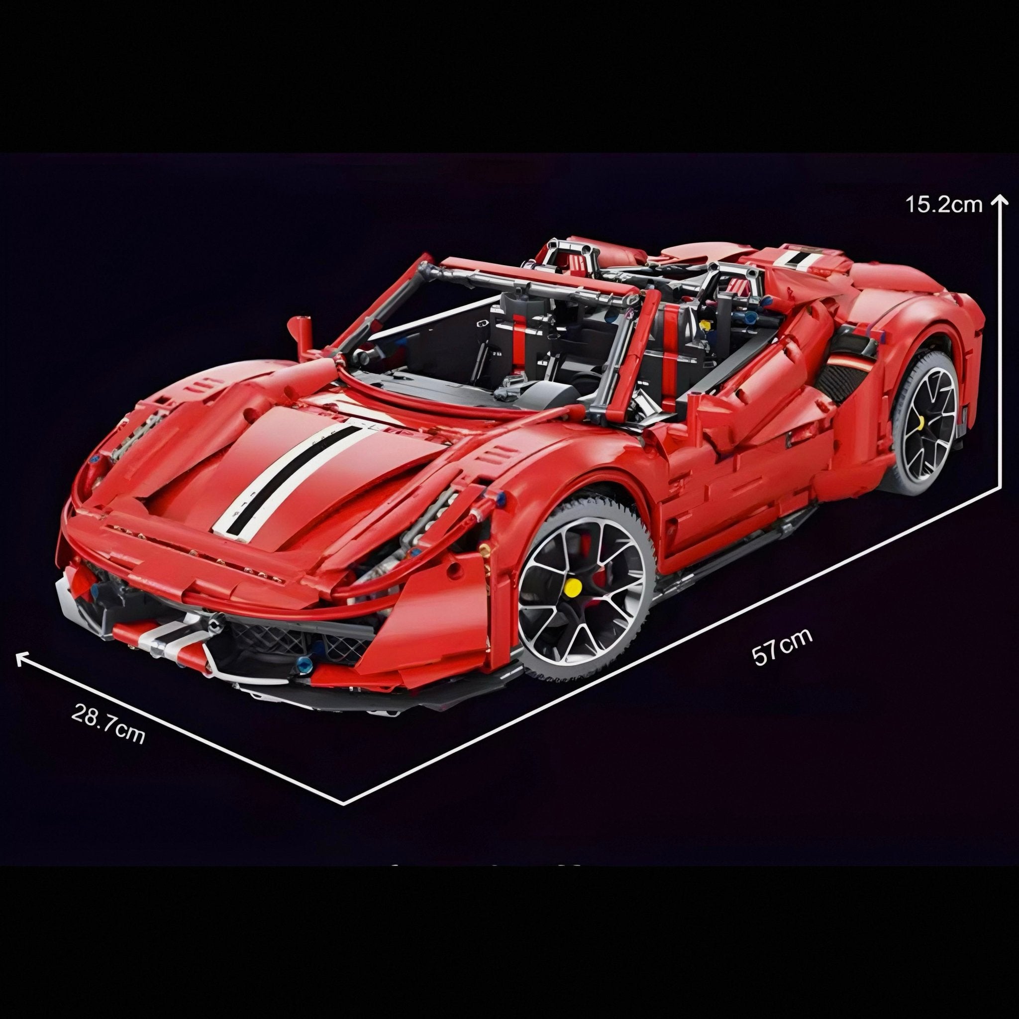 Collector's 488 Pista Spider | 3609pcs - BRICKS LAB