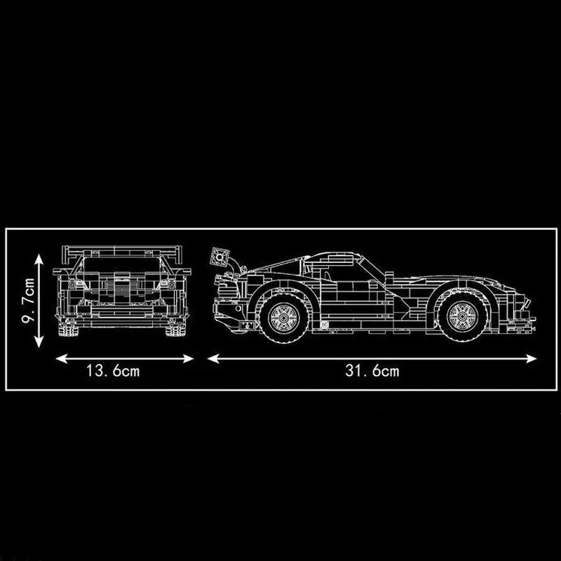 Dodge Viper SRT | 1235pcs - BRICKS LAB