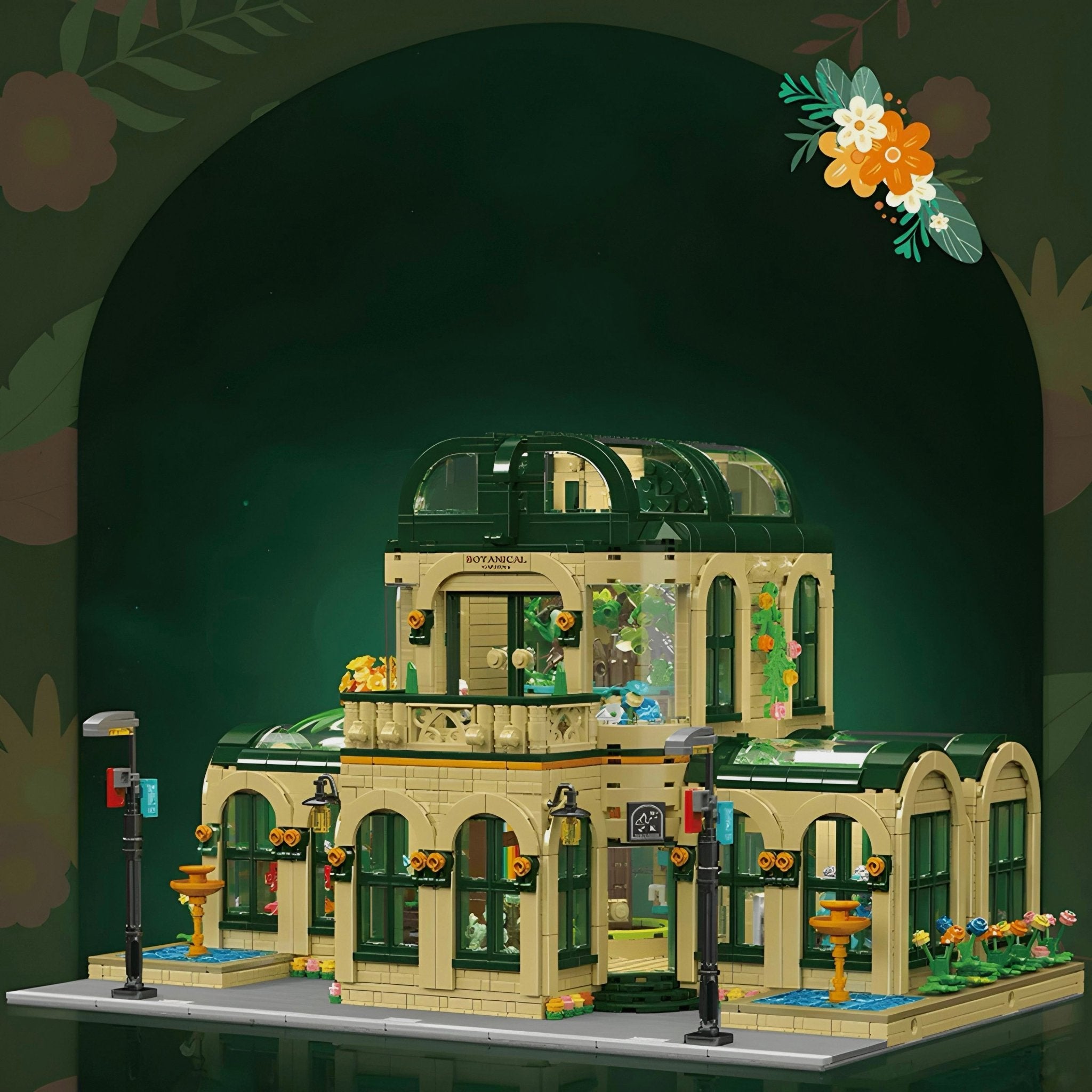 DOME BOTANICAL GARDENS | 3382PCS - BRICKS LAB