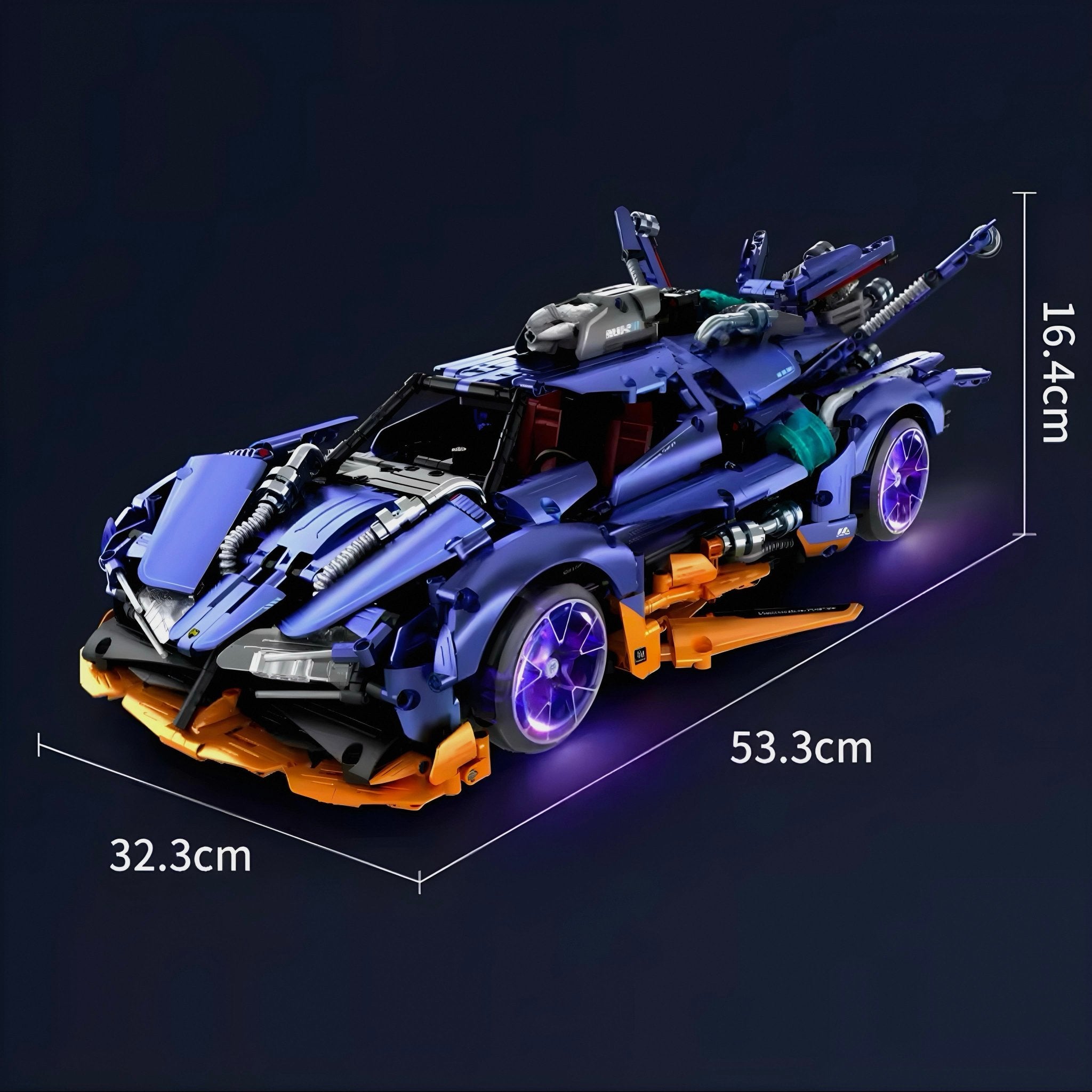 Drifting "Project Evo" Hypercar | 2388pcs - BRICKS LAB