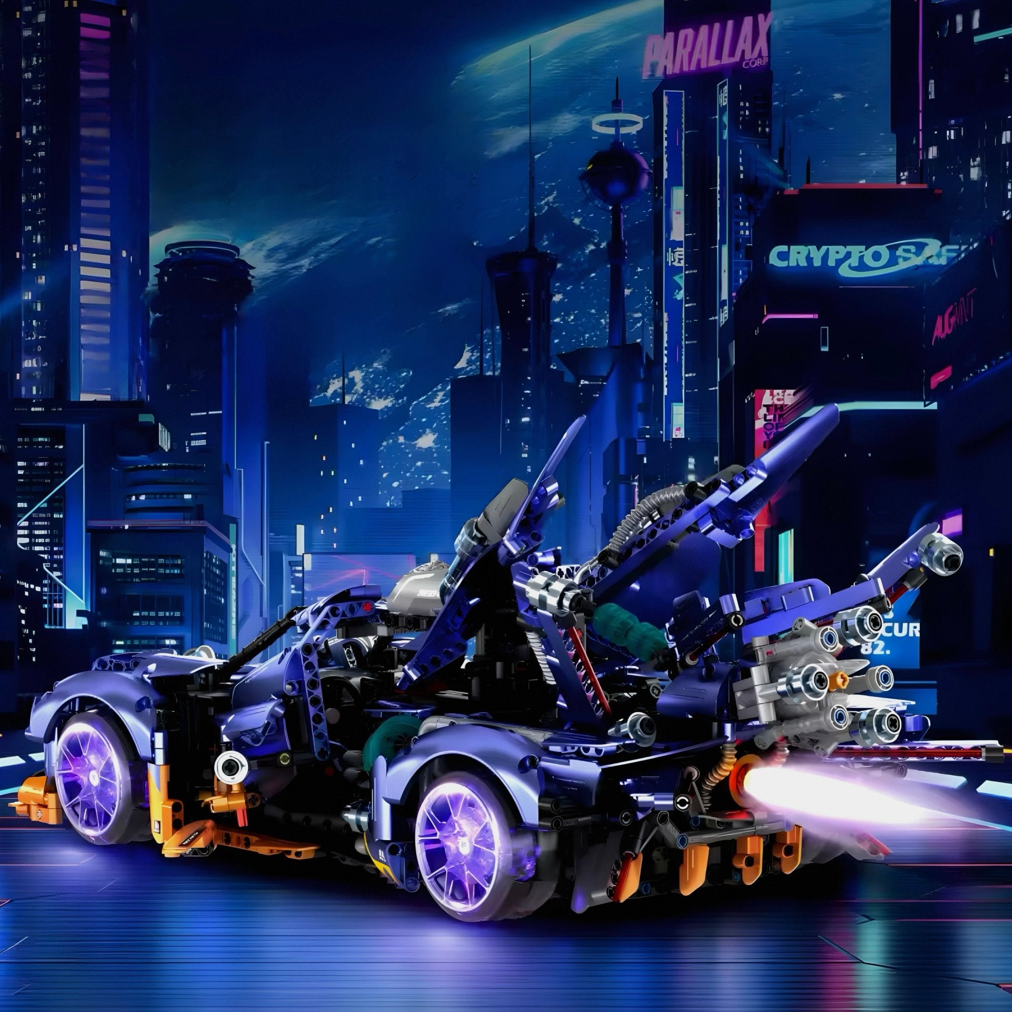 Drifting "Project Evo" Hypercar | 2388pcs - BRICKS LAB
