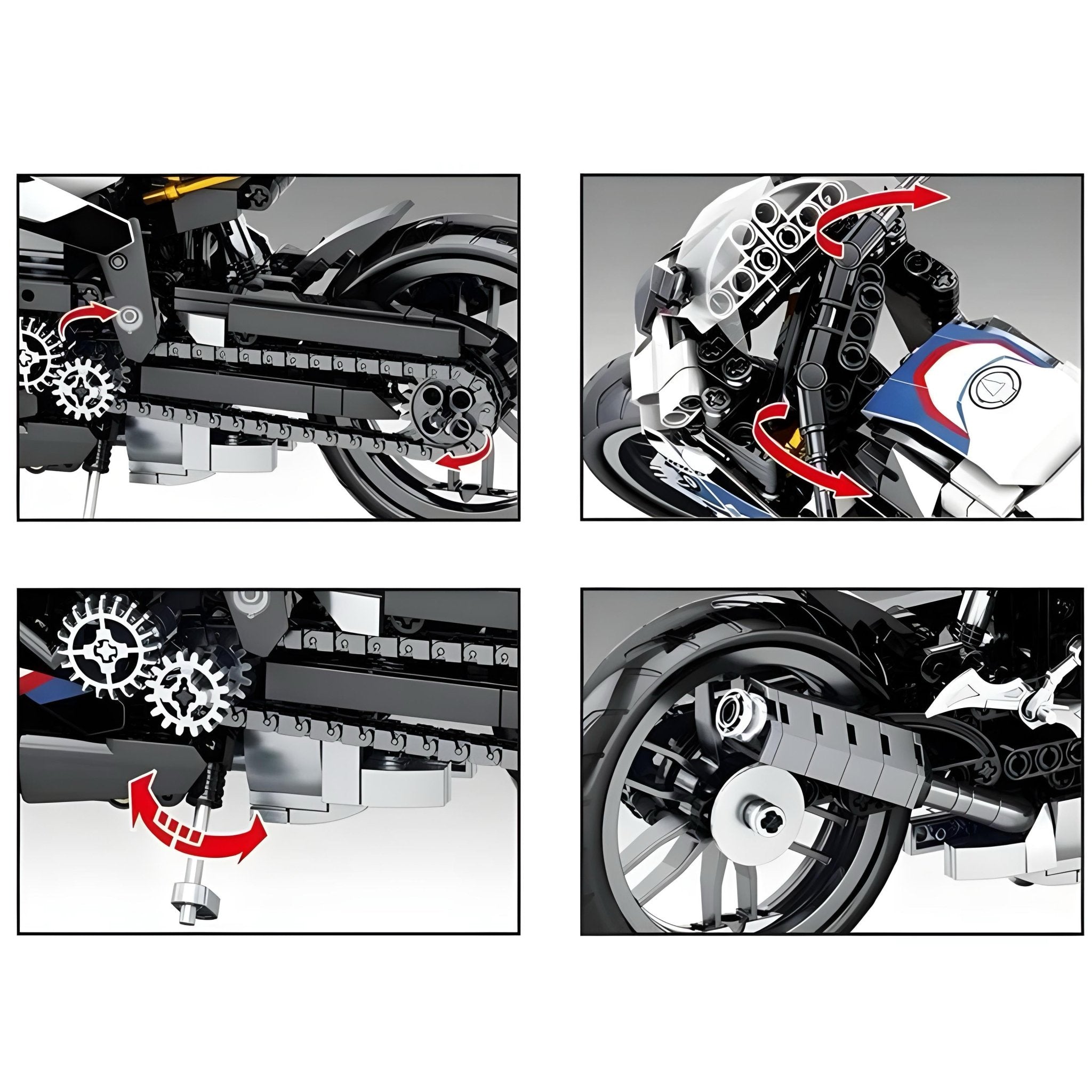 German Sports Bike | 814pcs - BRICKS LAB