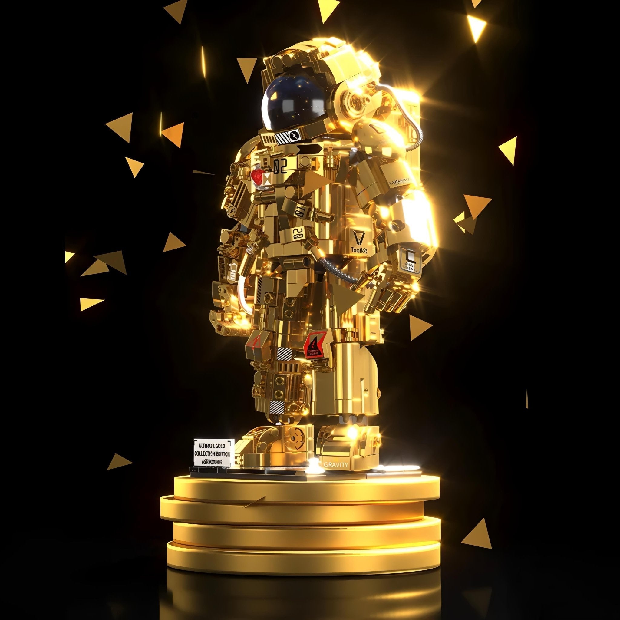 GOLDEN ASTRONAUT | 992PCS - BRICKS LAB