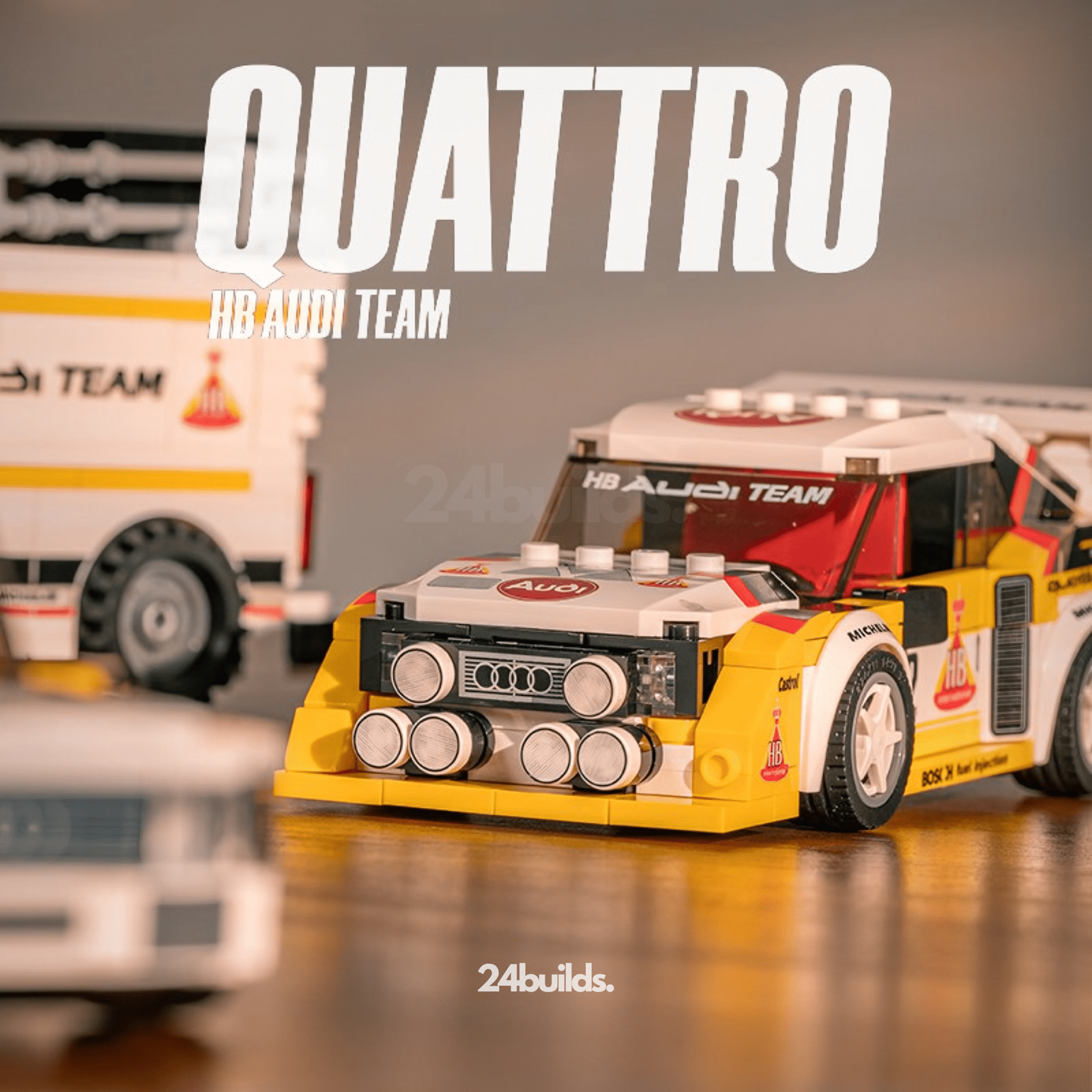 HB Audi WRC Team Bundle | 1362pcs - BRICKS LAB