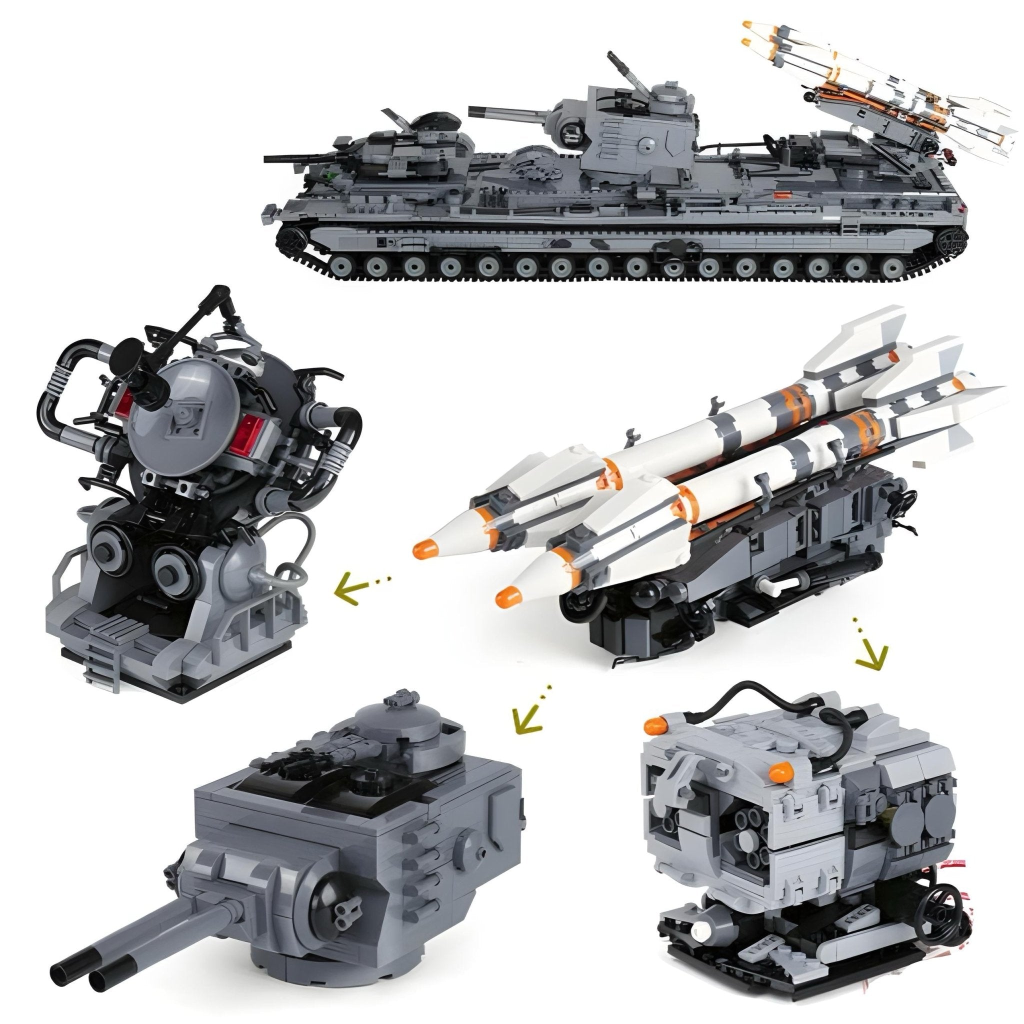 MISSILE CARRIER TANK | 3665PCS - BRICKS LAB