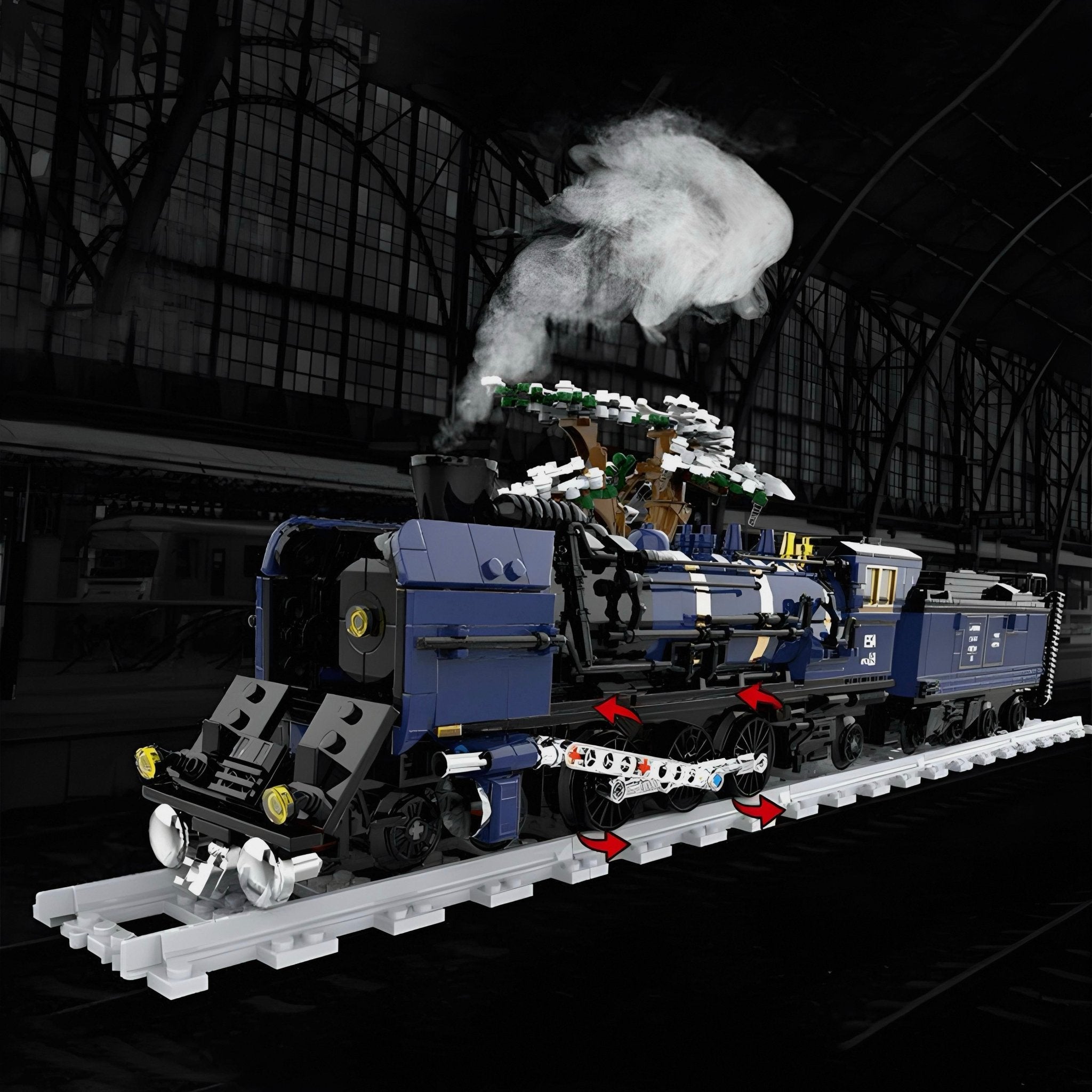 ORIENTAL STEAM TRAIN | 1052PCS - BRICKS LAB