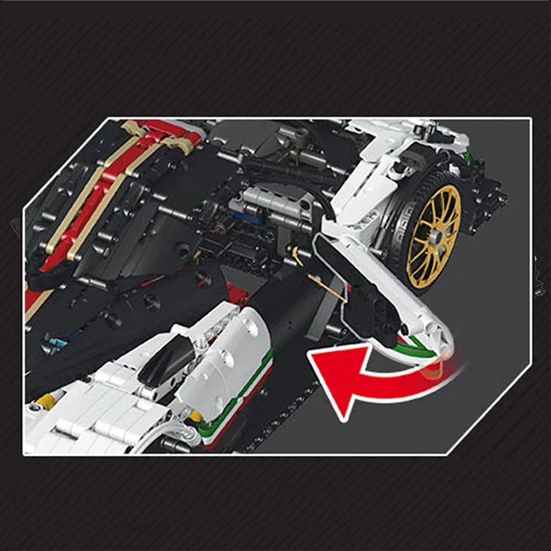 Pagani Zonda R | 2298pcs - BRICKS LAB