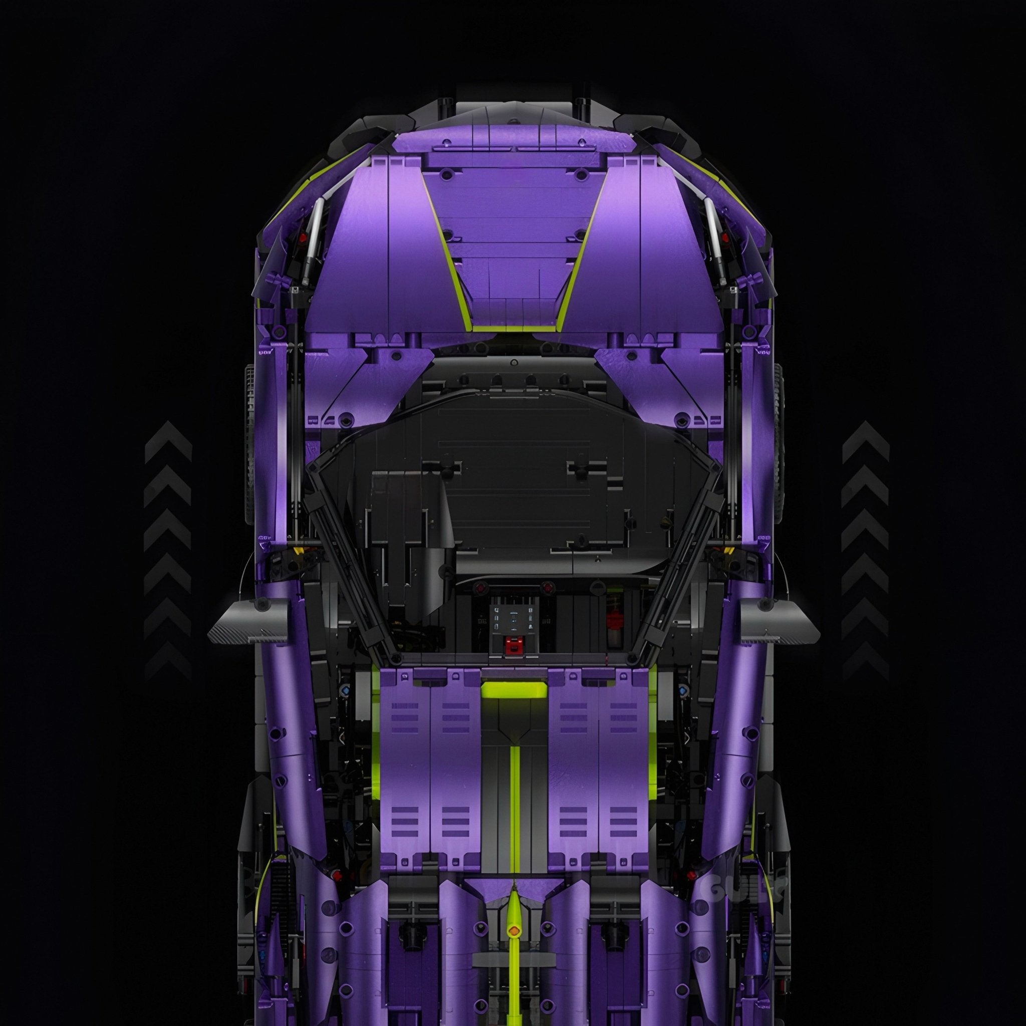 Purple Flake Edition V10 Supercar | 3658pcs - BRICKS LAB