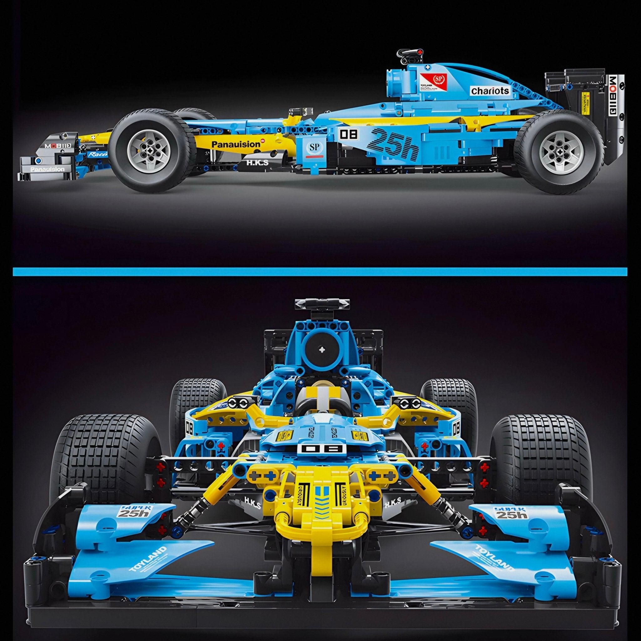 REMOTE CONTROLLED 2005 SINGLE SEATER | 1698PCS - BRICKS LAB