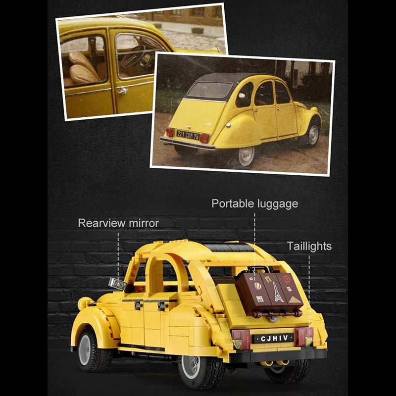 Remote Controlled Citroën 2CV | 1238pcs - BRICKS LAB