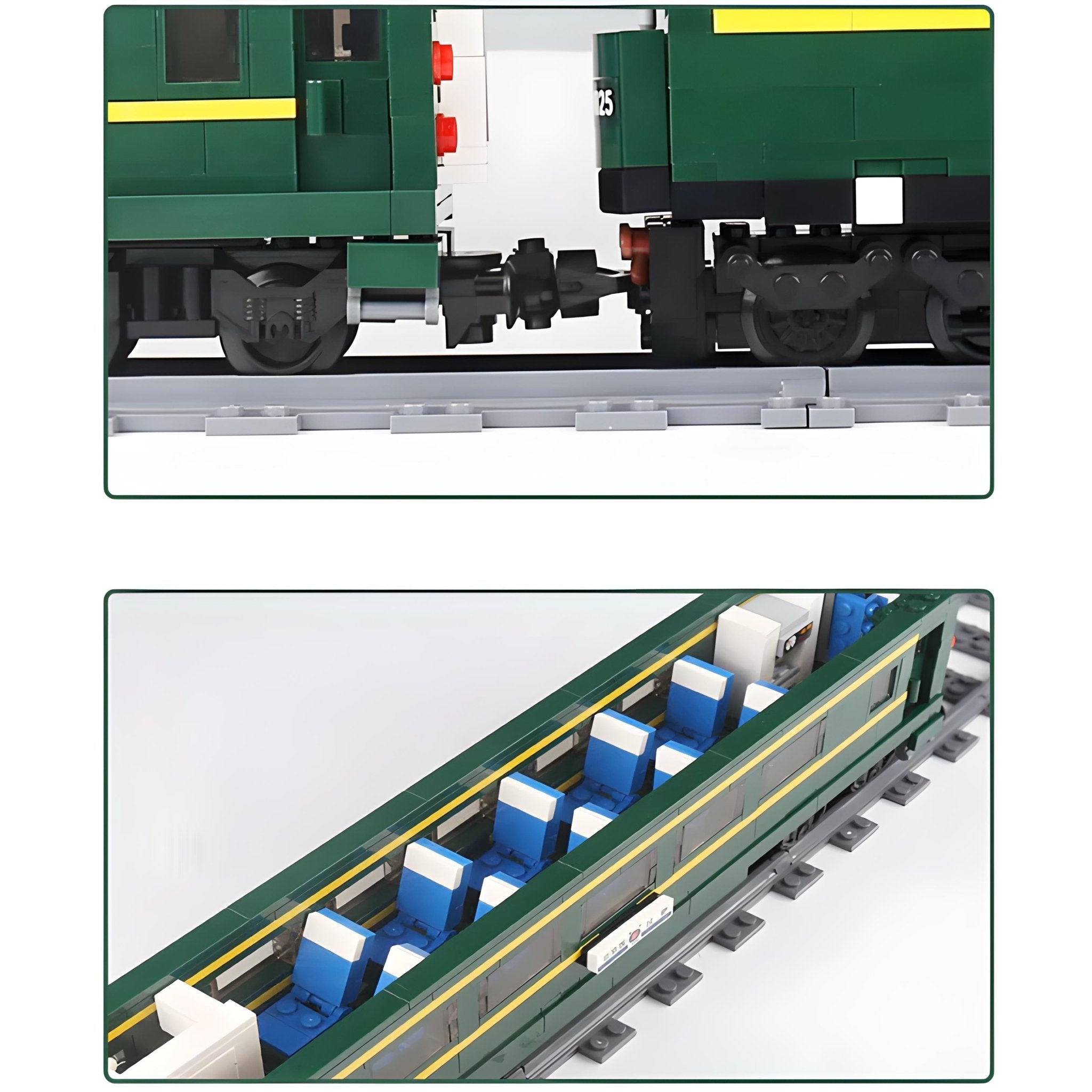 REMOTE CONTROLLED DIESEL LOCOMOTIVE | 2086PCS - BRICKS LAB