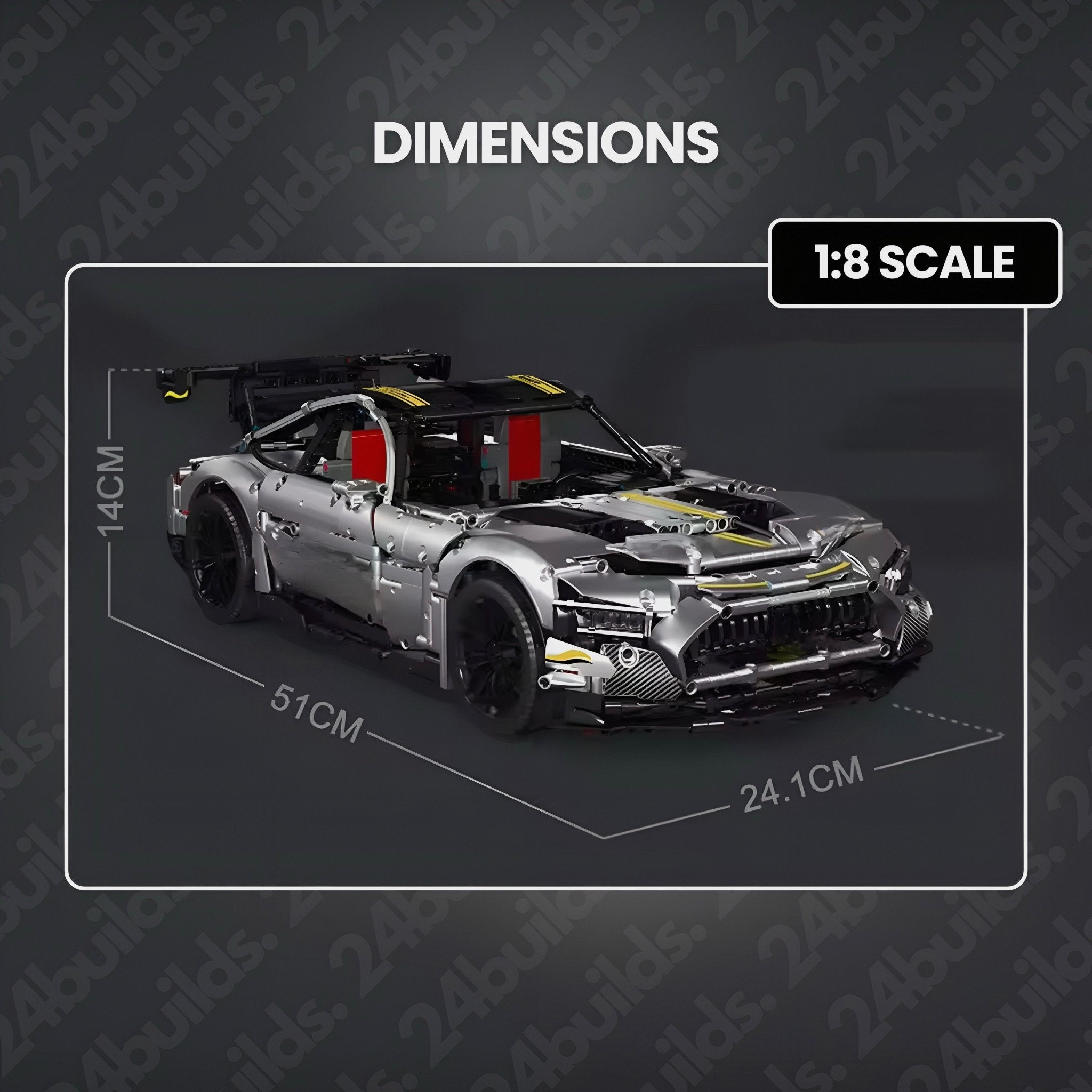 Remote Controlled German GT - R | 2872pcs - BRICKS LAB