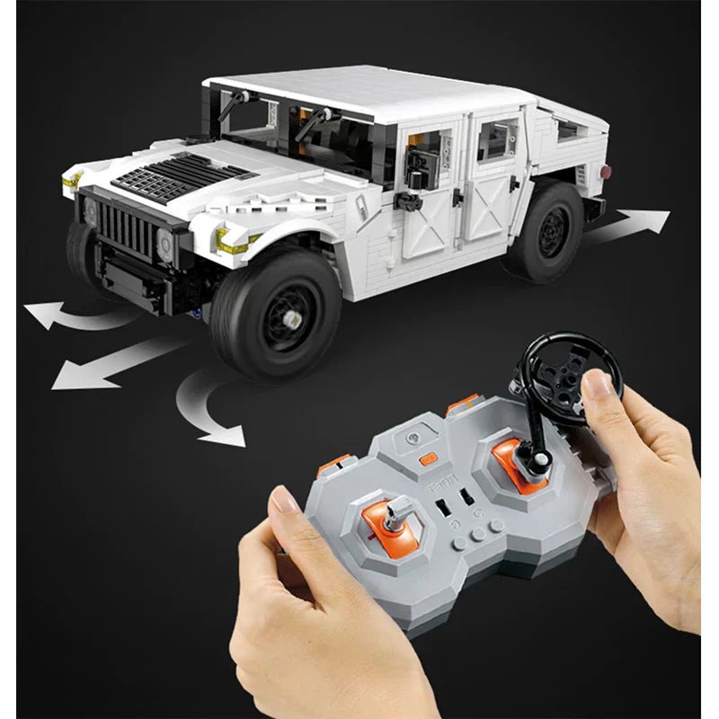 REMOTE CONTROLLED H1 HUMVEE | 1382PCS - BRICKS LAB