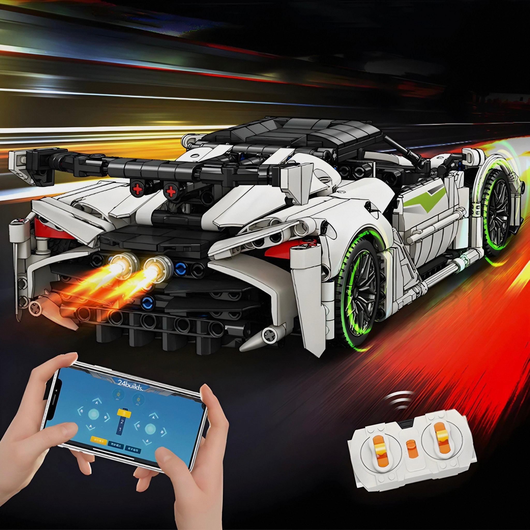 Remote Controlled Jesko | 1114pcs - BRICKS LAB