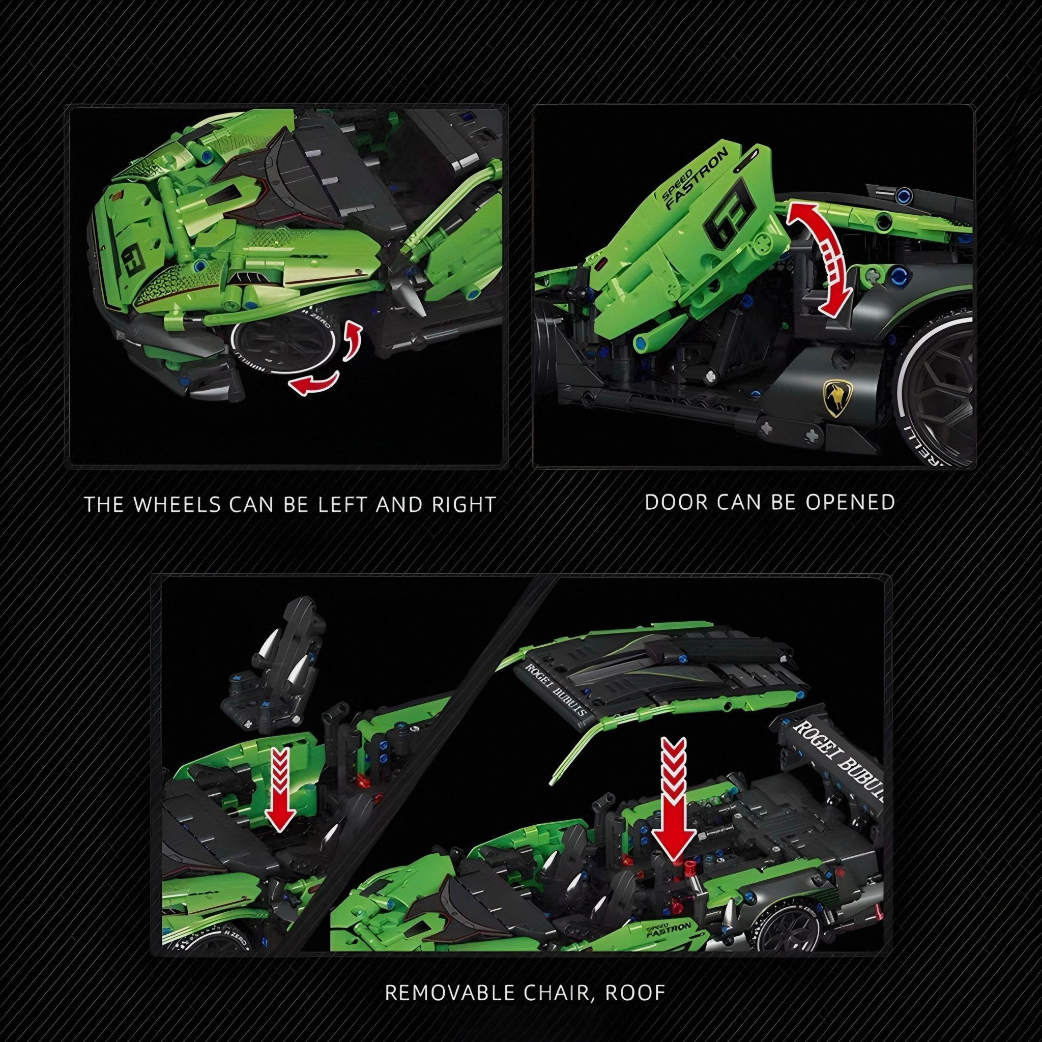Remote Controlled Squadra Corse X RD | 1645pcs - BRICKS LAB