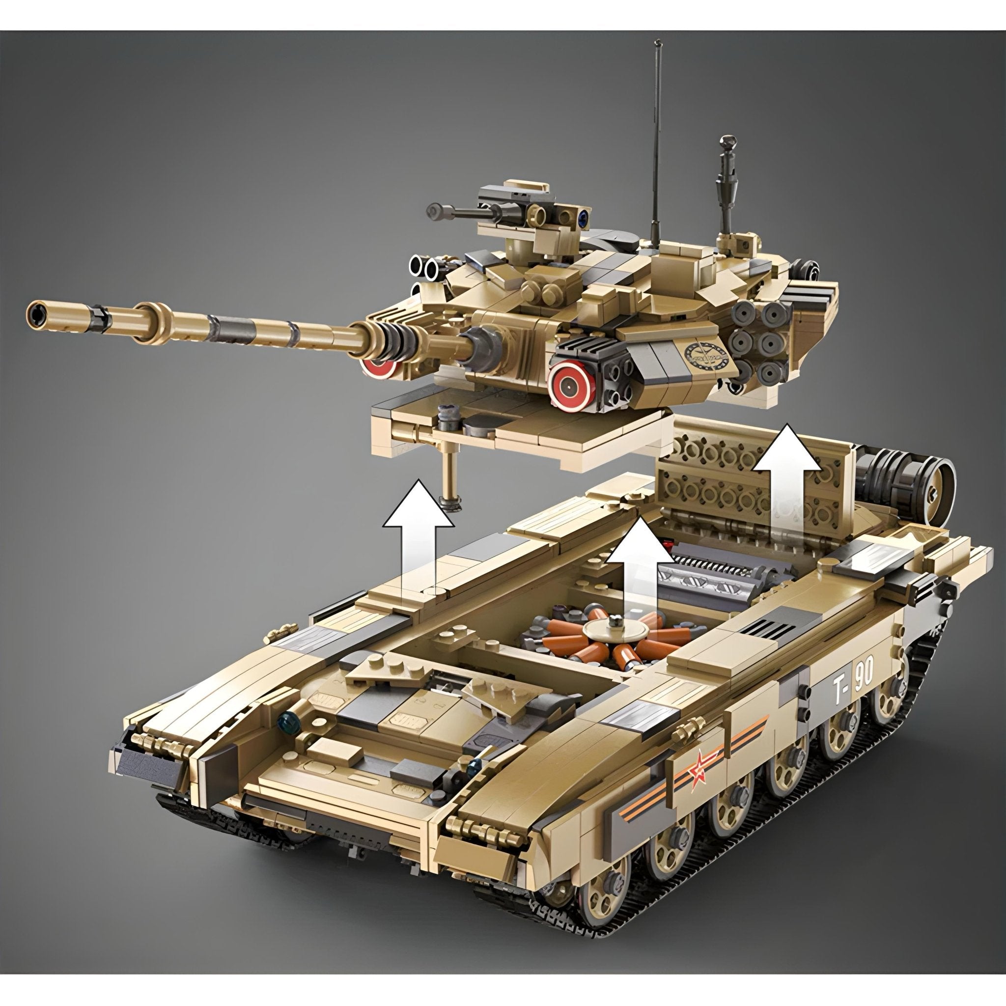 REMOTE CONTROLLED TANK | 1724PCS - BRICKS LAB
