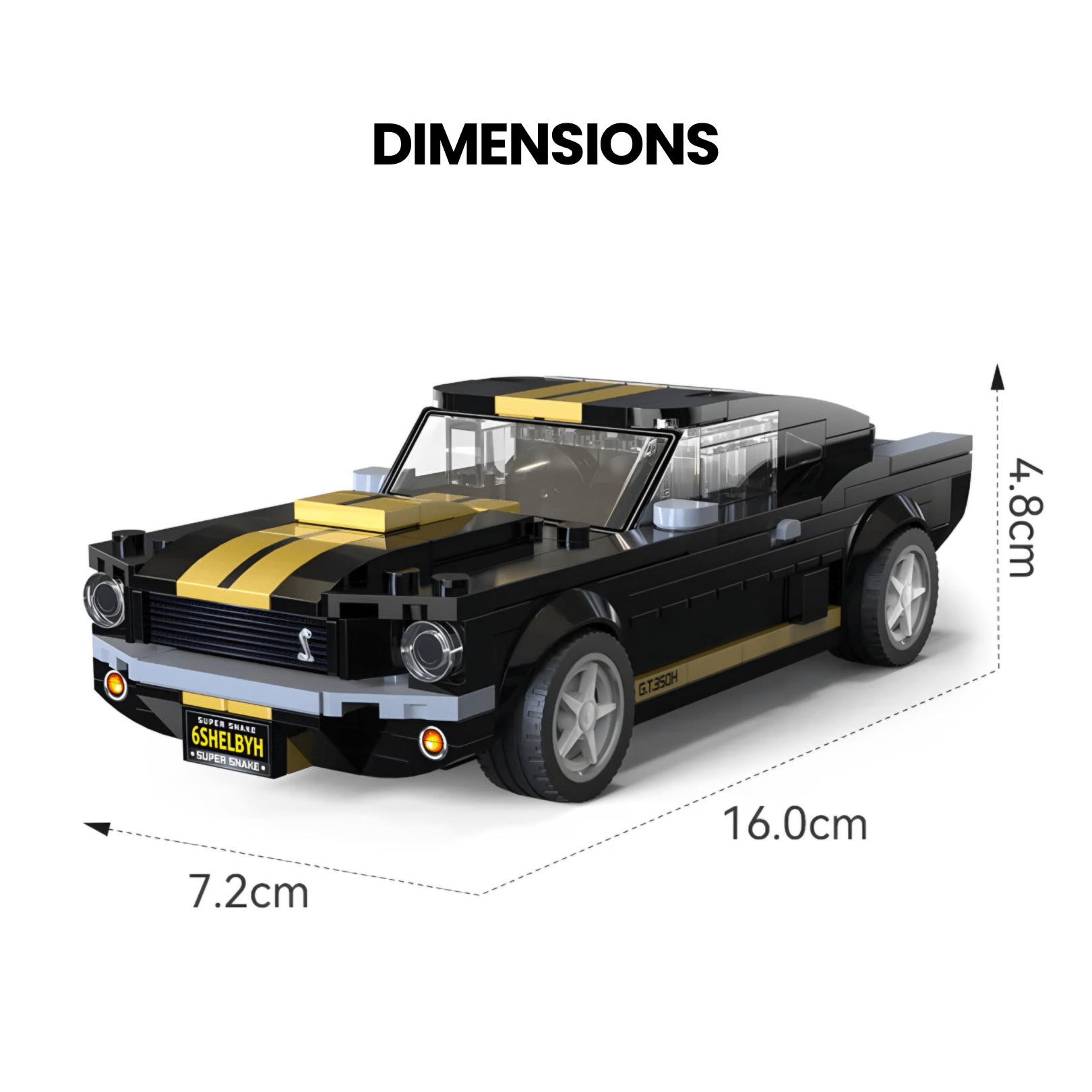 Shelby GT350H | 286pcs - BRICKS LAB