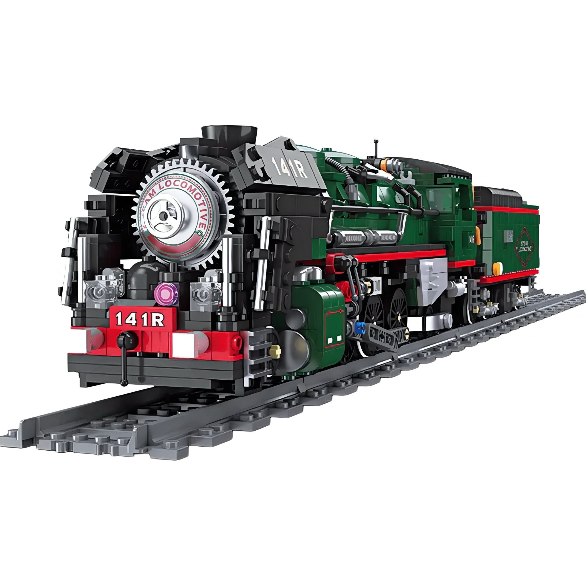 THE 141 R FRENCH STEAM LOCOMOTIVE | 1782PCS - BRICKS LAB
