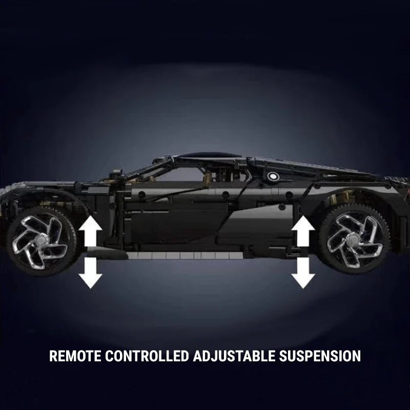 The Black Mamba Hypercar | 4687pcs - BRICKS LAB