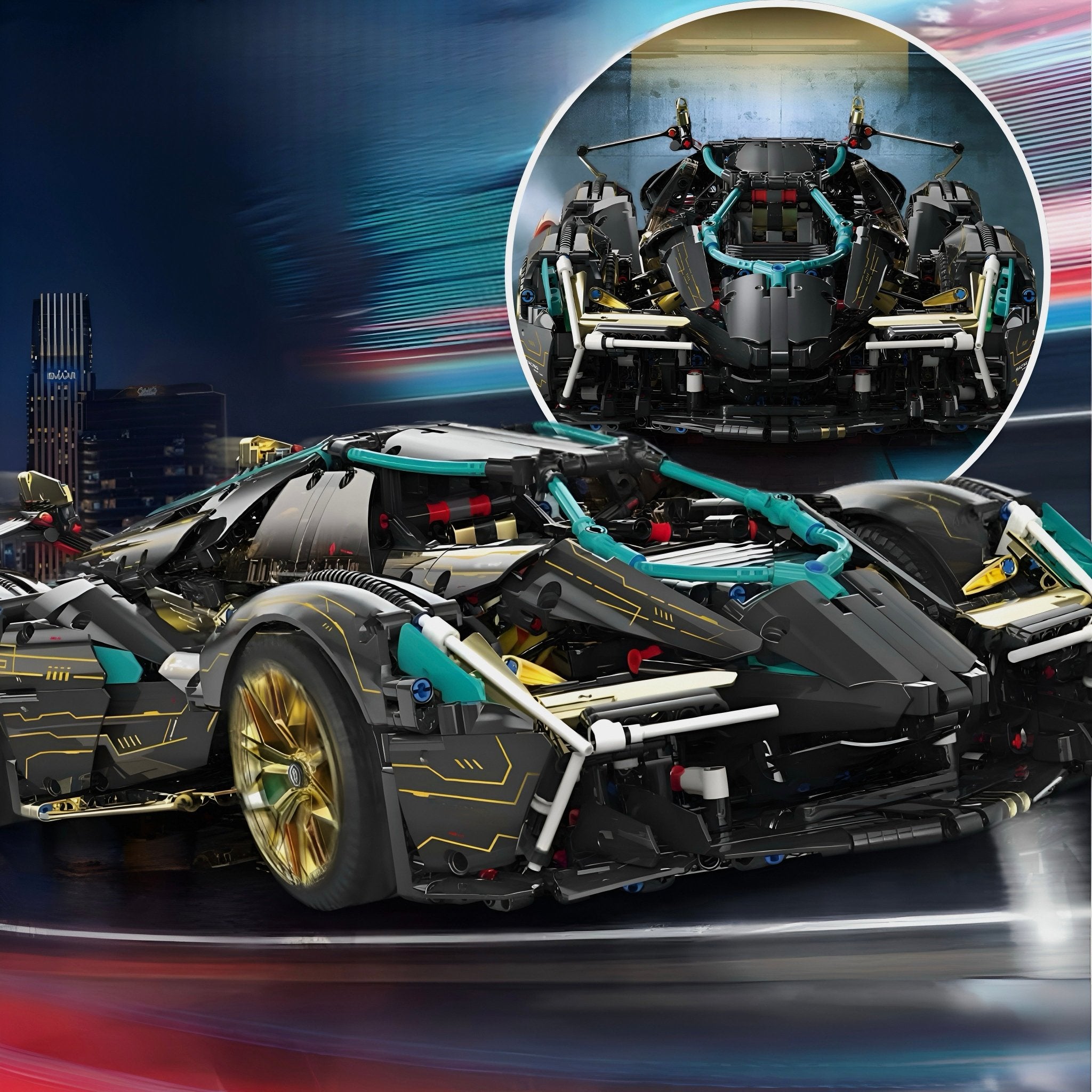 The Ultimate Italian V12 Concept | 2528pcs - BRICKS LAB