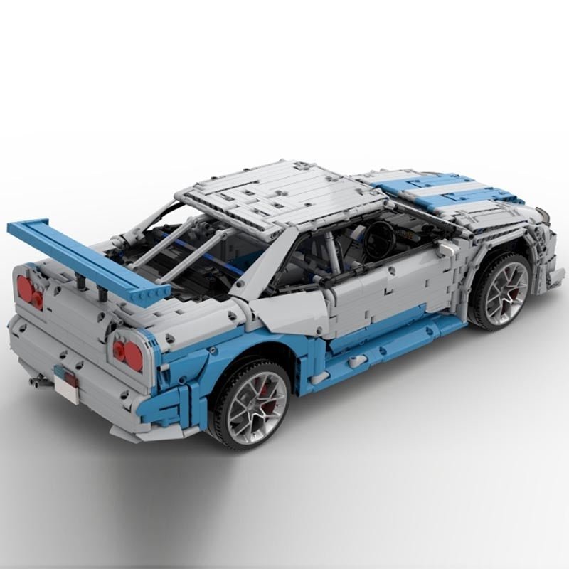 The Ultimate R34 Skyline GT - R | 3383pcs - BRICKS LAB