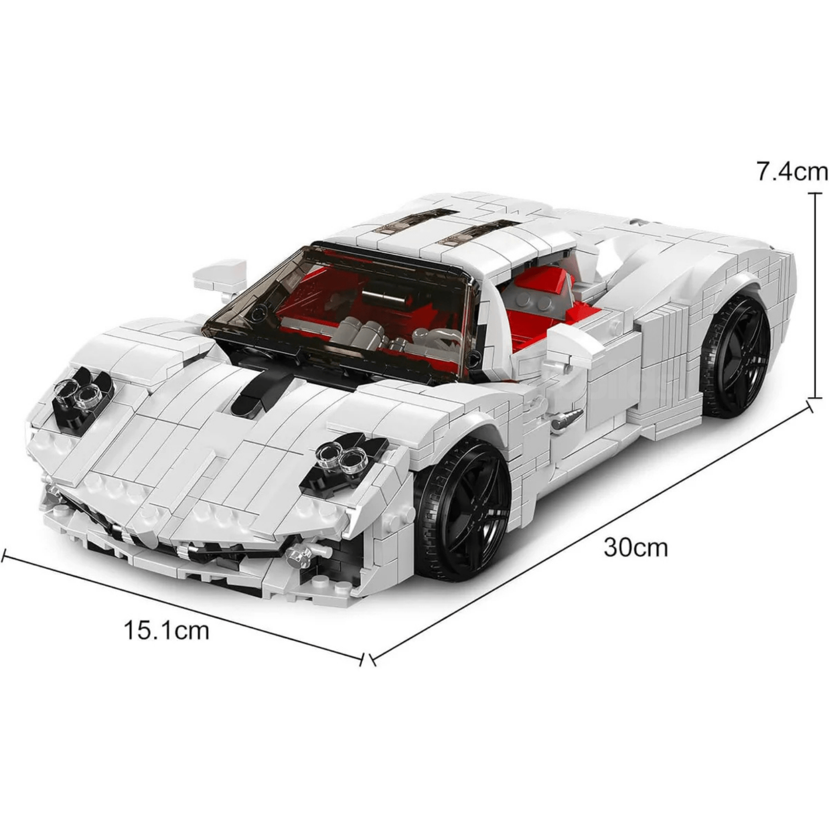 Utopia Italian Hypercar | 1422pcs - BRICKS LAB